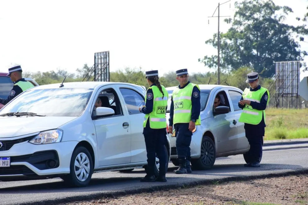 Por las vacaciones hay controles en las rutas nacionales de Entre Ríos