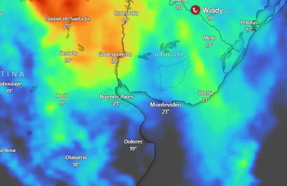 Entre Ríos bajo Alerta Amarillo por tormentas intensas para miércoles y jueves