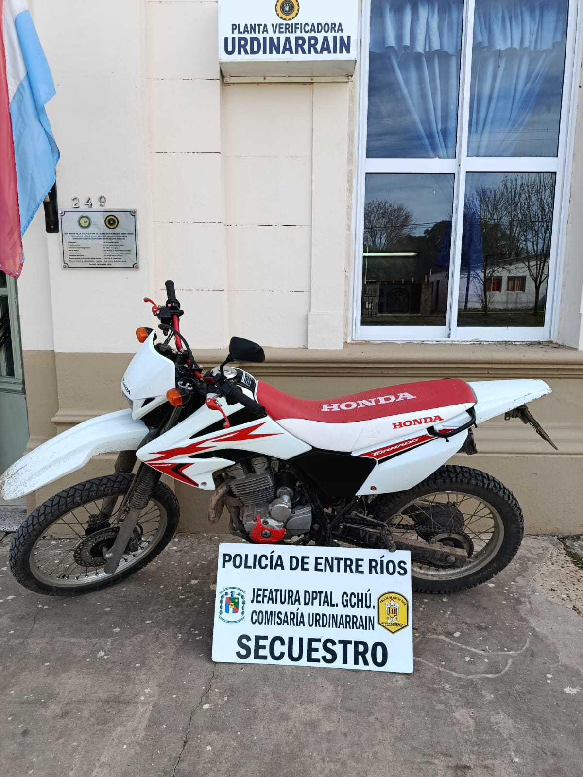 Secuestro de moto vehículo por adulteración