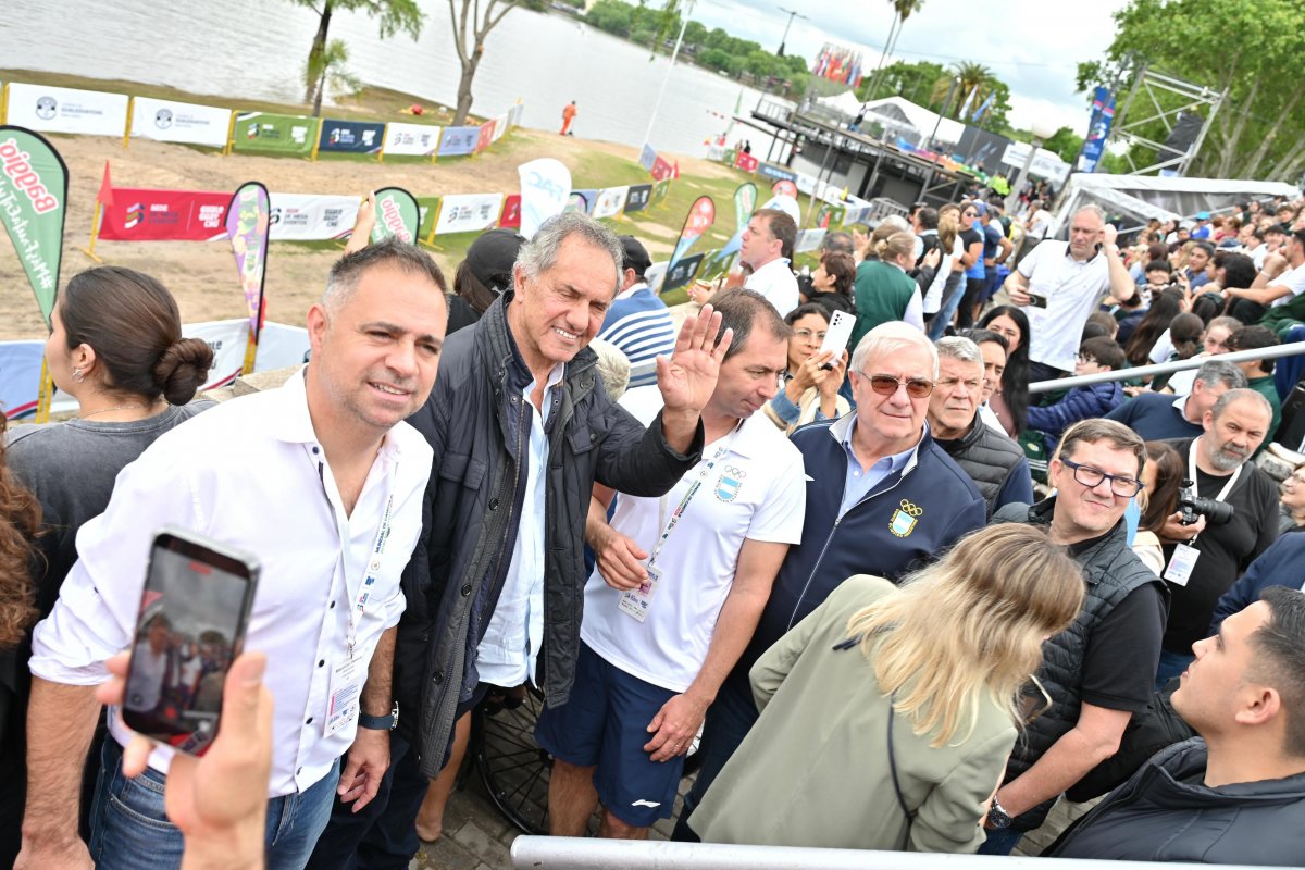 Davico y Scioli destacaron el impacto del Mundial de Canotaje en Gualeguaychú